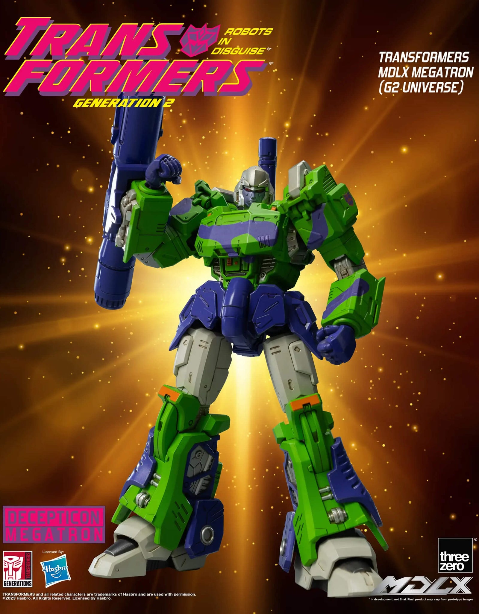 Threezero MDLX Action Figure - Transformers Megatron (G2 Universe)