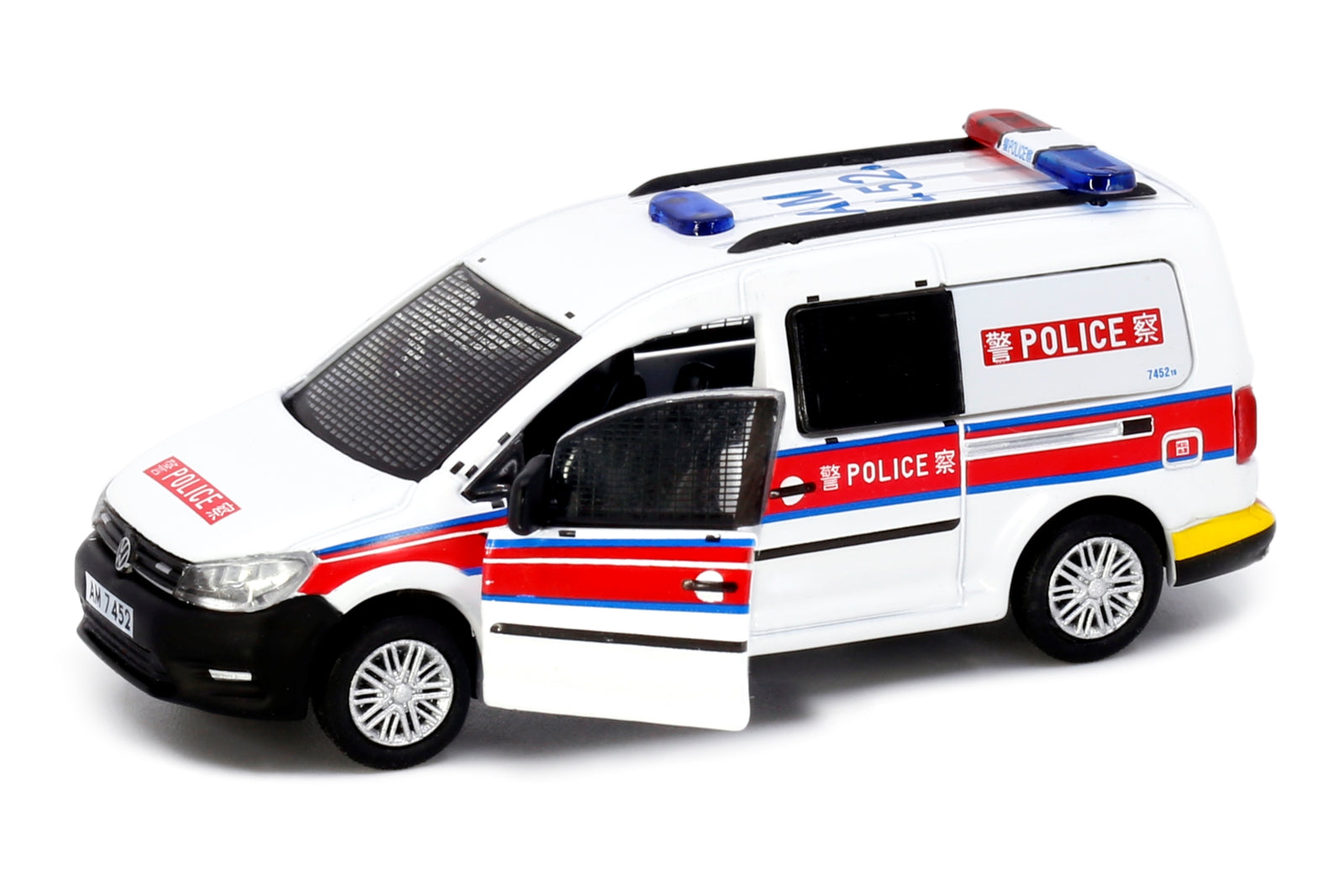 Tiny City 80 Die-cast Model Car - Volkswagen Caddy Police (AM7452)