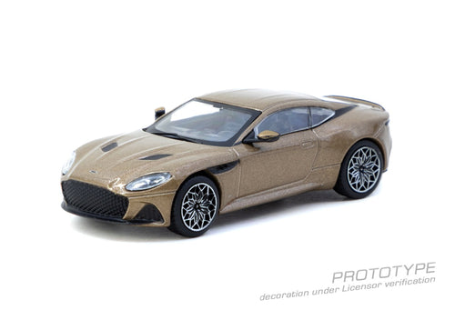 Load image into Gallery viewer, (Pre-order) Tarmac Works 1/64 Aston Martin DBS Superleggera Brown Metallic Model

