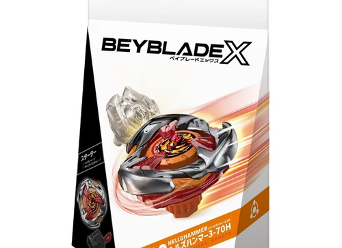 Load image into Gallery viewer, Takara Tomy Beyblade X Starter UX-02 Hells Hammer 3-70H
