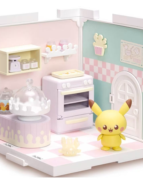 Load image into Gallery viewer, Takara Tomy Pokemon PokePiece House Kitchen Milcery &amp; Pikachu set
