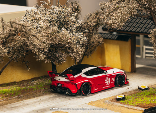 Load image into Gallery viewer, (Pre-order) Tarmac Works 1/64 LB-WORKS TOYOTA SUPRA (A90) Red Diecast Model
