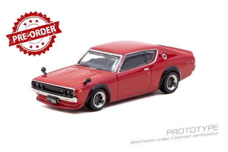 (Pre-order) Tarmac Works 1/64 Nissan Skyline 2000GT-R (KPGC110) Red Diecast Car