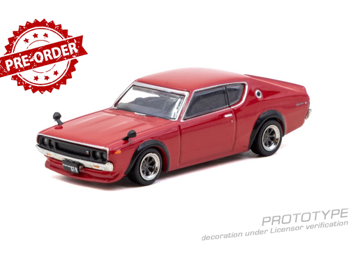 Load image into Gallery viewer, (Pre-order) Tarmac Works 1/64 Nissan Skyline 2000GT-R (KPGC110) Red Diecast Car
