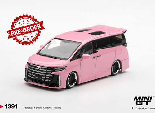 Load image into Gallery viewer, (Pre-order) Mini GT #1391 Toyota Vellfire 40 KUHL Metallic Pink Diecast RHD
