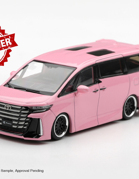 (Pre-order) Mini GT #1391 Toyota Vellfire 40 KUHL Metallic Pink Diecast LHD