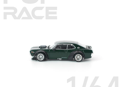 Load image into Gallery viewer, (Pre-order) POPRACE 1/64 LAUREL C130 GREEN Diecast Model Car #PR640331
