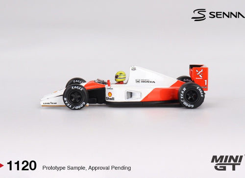 Load image into Gallery viewer, (Pre-order) MINI GT #1120 McLaren MP4/6 #1 Ayrton Senna 1991 Japanese Grand Prix
