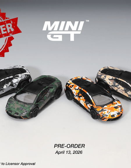 (Pre-order) Mini GT MGTS0026 Lamborghini Huracán Sterrato All Terrarin Set Model