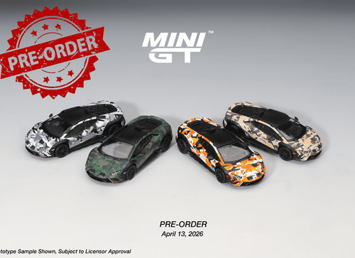 Load image into Gallery viewer, (Pre-order) Mini GT MGTS0026 Lamborghini Huracán Sterrato All Terrarin Set Model
