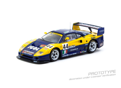 Load image into Gallery viewer, Tarmac Works 1/64 Ferrari F40 GTE  24h of Le Mans 1996 Model Car

