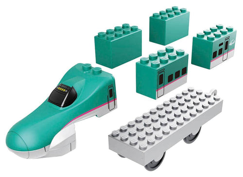Load image into Gallery viewer, Takara Tomy Tomica Plarail Block E5 Series Shinkansen Hayabusa Block Set
