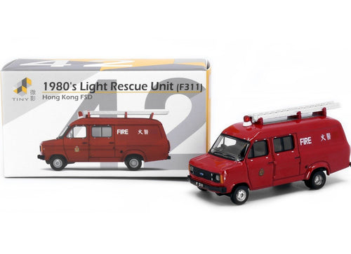 Load image into Gallery viewer, Tiny City 42 Die-cast Model Car - 1980's HKFSD Light Rescue Unit
