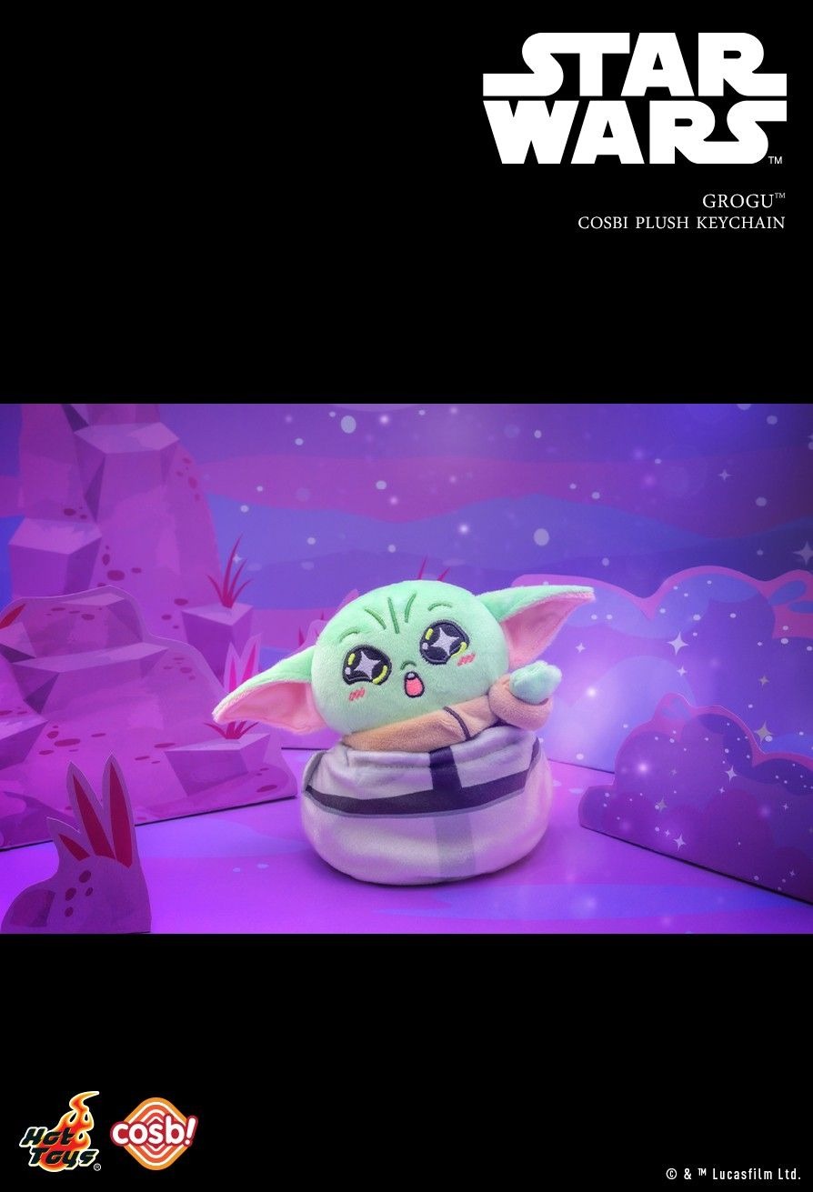 Hot Toys Star Wars Grogu Cosbi Plush Keychain Collection (Full set of 6)
