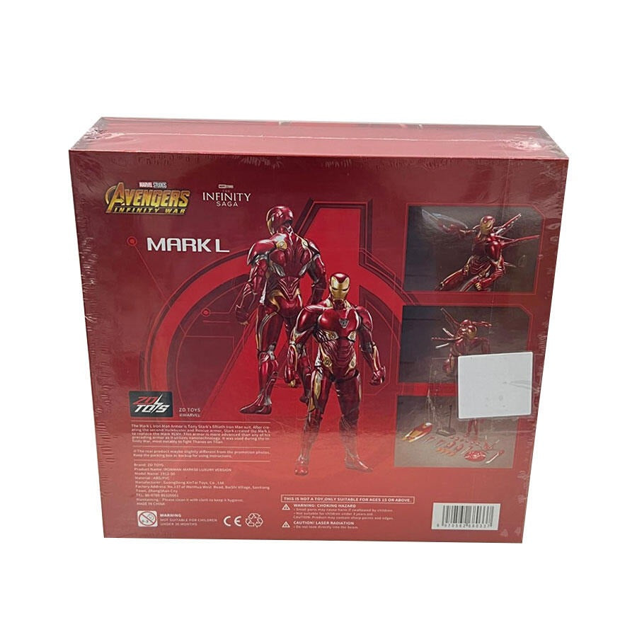 ZD Toys Marvel Avengers 7 inches Iron Man MK50 Figure Luxury Version Figure Set