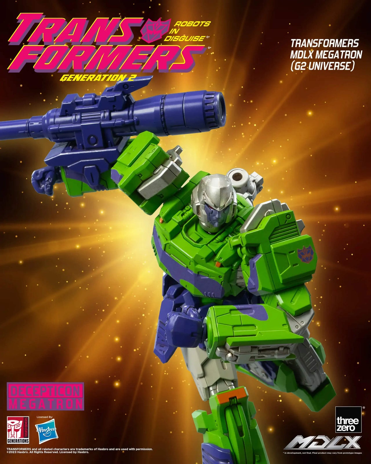 Threezero MDLX Action Figure - Transformers Megatron (G2 Universe)