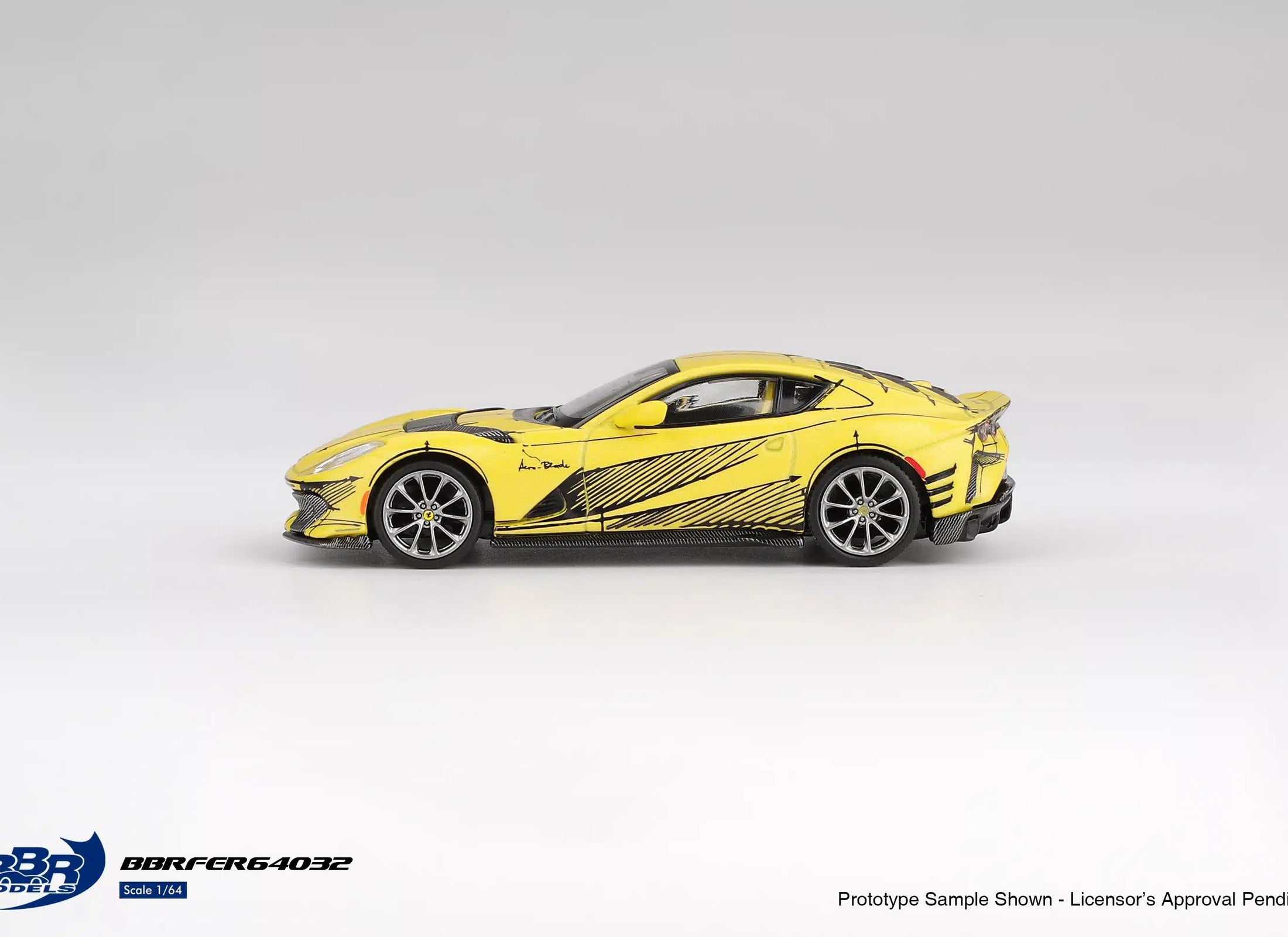 BBR 1/64 Ferrari 812 Competizione Tailor Made Diecast Model Car