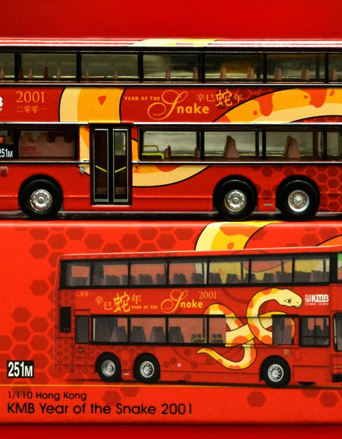 Load image into Gallery viewer, Tiny City Die-cast Model Car - KMB VOLVO Olympian 11m - Year of the Snake 2001
