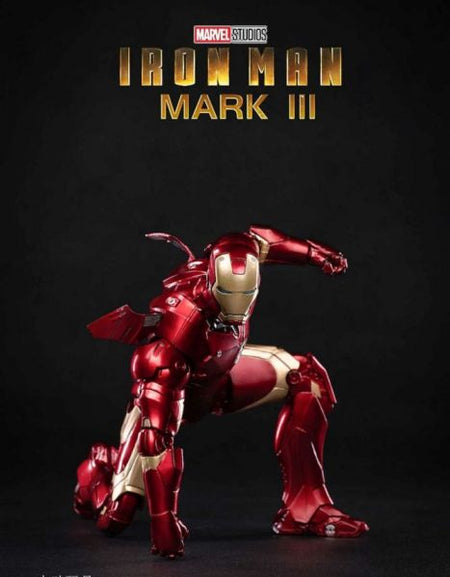 ZD Toys Marvel Avengers 1/10 Iron Man MK3 Action Figure with Lighting Function