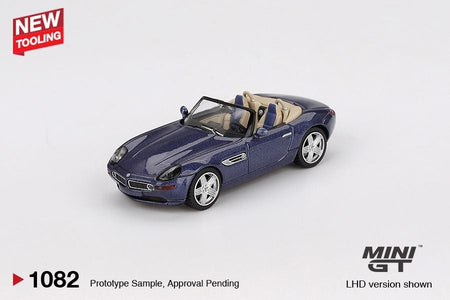 Mini GT 1/64 #1082 BMW Z8 Alpina  Alpine Blue LHD Diecast Model Car