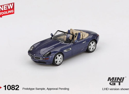 Load image into Gallery viewer, Mini GT 1/64 #1082 BMW Z8 Alpina  Alpine Blue LHD Diecast Model Car
