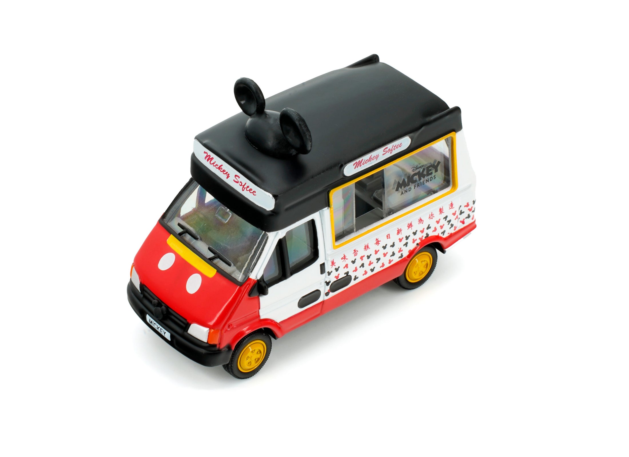 TINY x Disney Vehicle - 1/72 Hong Kong Ice Cream Van x Mickey Model Car