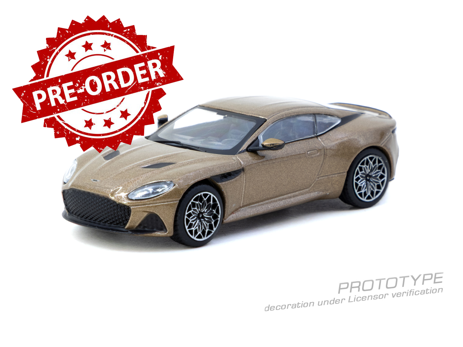 (Pre-order) Tarmac Works 1/64 Aston Martin DBS Superleggera Brown Metallic Model