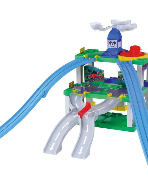 Load image into Gallery viewer, TOMY Mickey Mouse &amp; Road Racers Tomica Action Course Reorganization Town Circuit
