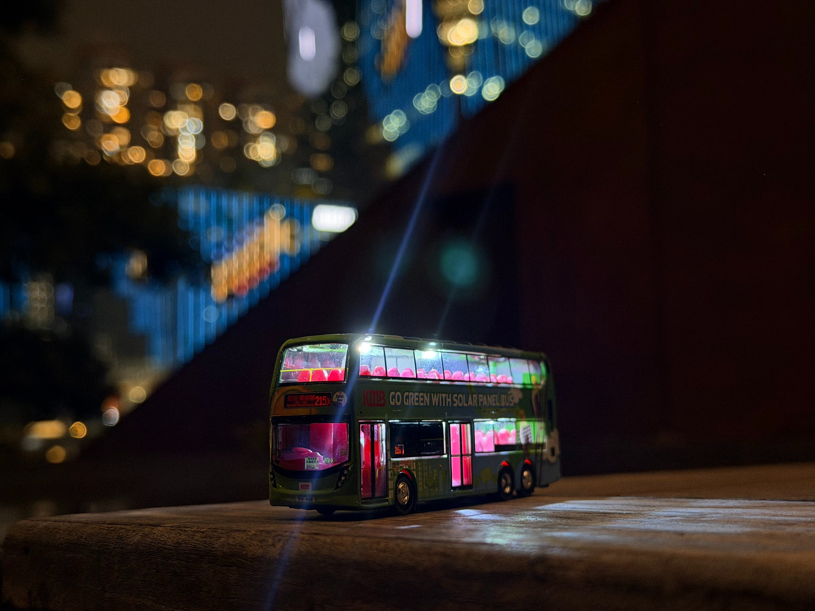 Tiny City Die-cast Model Car - KMB ADL E500 MMC 12m Solar-Powered Bus (215X)
