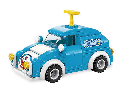 Load image into Gallery viewer, Qman Keeppley Building Blocks Toy #K20406 - Doraemon Mini Car Beetles
