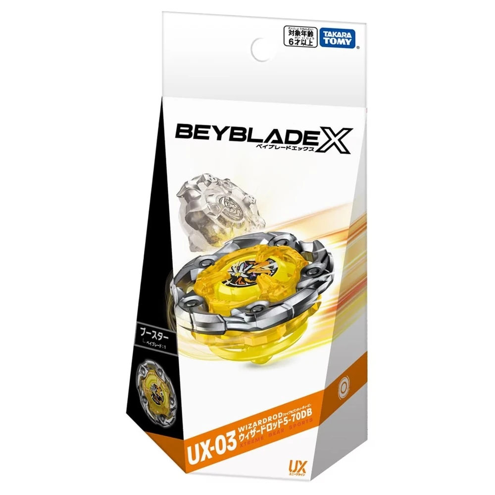 (Pre-order / Shipping Date: end of Jul 2026) Takara Tomy Beyblade X Booster UX-03 Wizard Rod 5-70DB