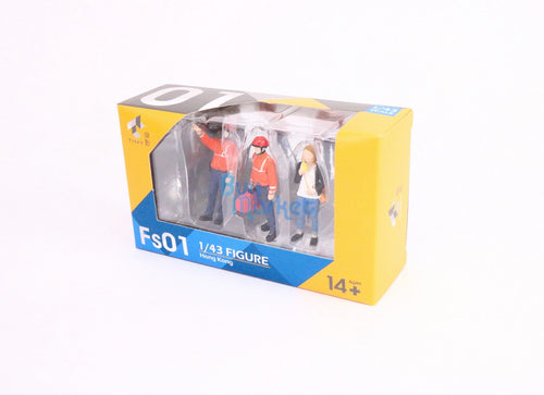 Load image into Gallery viewer, TINY City HK Scale 1/43 Figure Set 01 Firemen &amp; Lemon Tea Girl Model Figure
