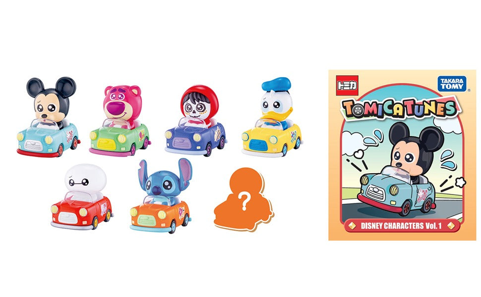 Takara Tomy Tomica Tunes Disney Characters Vol.1 Diecast Model Car Full Set of 6