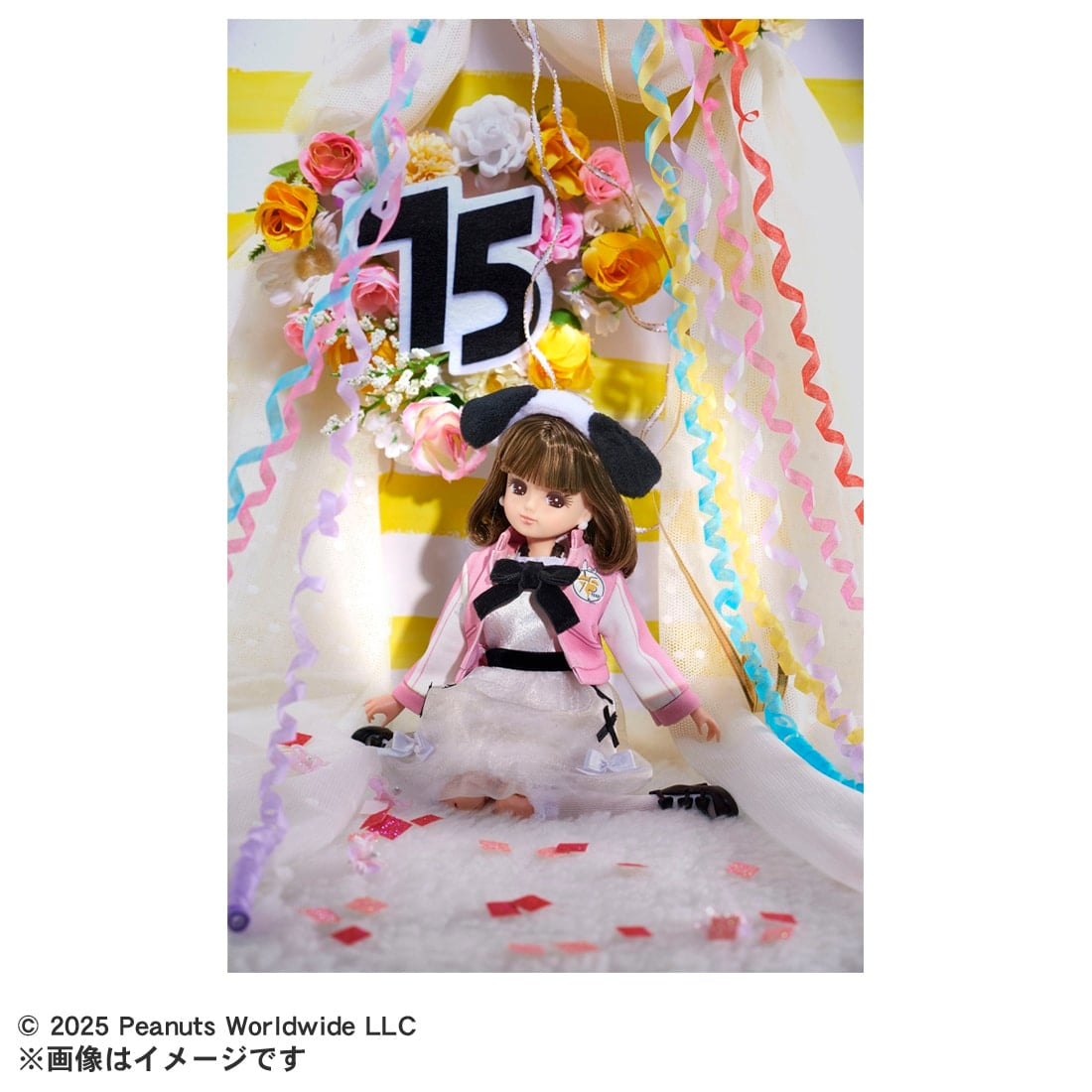 Takara Tomy Licca Rika-chan Photogenic PEANUTS 75years Anniversary Snoopy Style