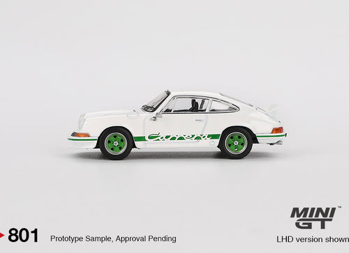 Load image into Gallery viewer, Mini GT #801 1/64 Porsche 911 Carrera RS 2.7 Grand Prix White RHD
