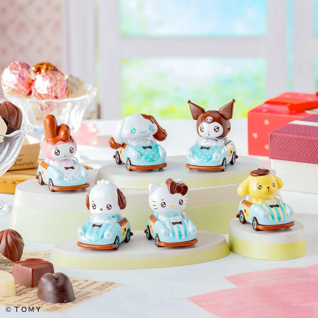 Takara Tomy Tomica Tunes Sanrio Characters Vol.2. Model Car (Full set of 6)