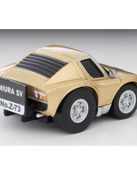 Takara Tomy Tomytec Choro Q zero Z-73c Lamborghini Miura SV Gold (pullback car)