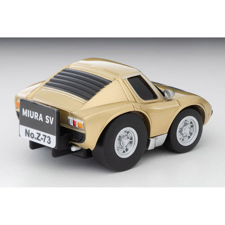 Takara Tomy Tomytec Choro Q zero Z-73c Lamborghini Miura SV Gold (pullback car)
