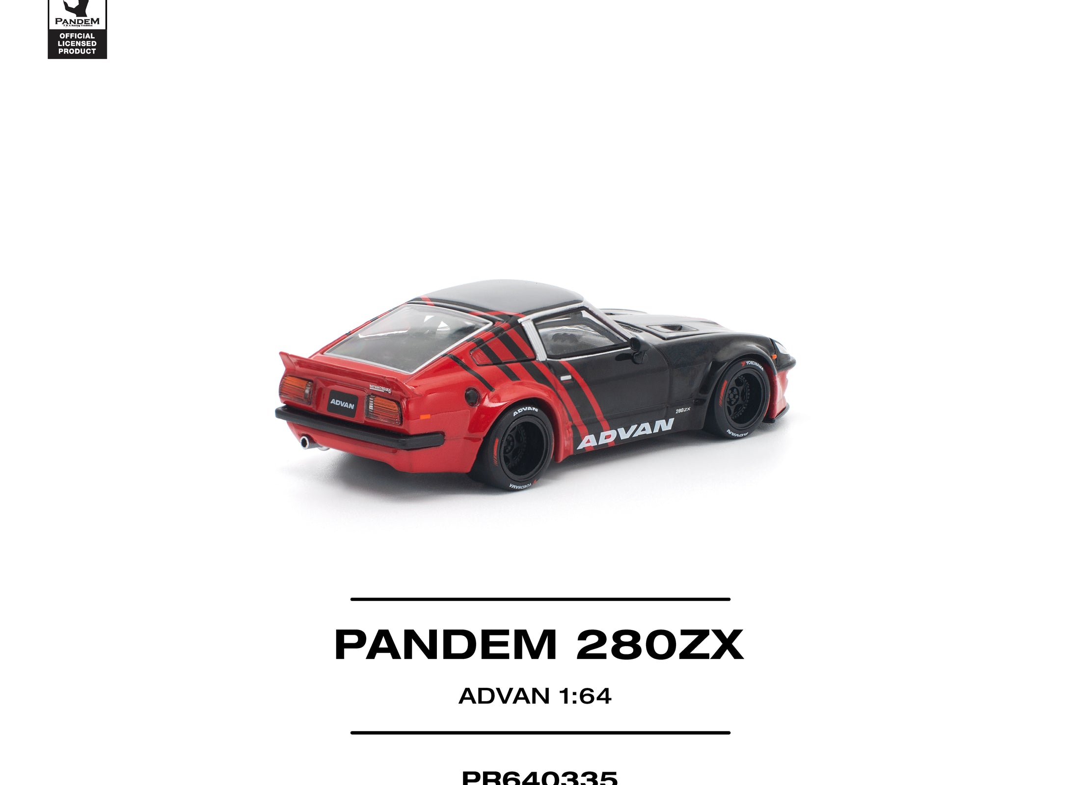 (Pre-order) POPRACE 1/64 PANDEM 280ZX ADVAN Diecast Model Car