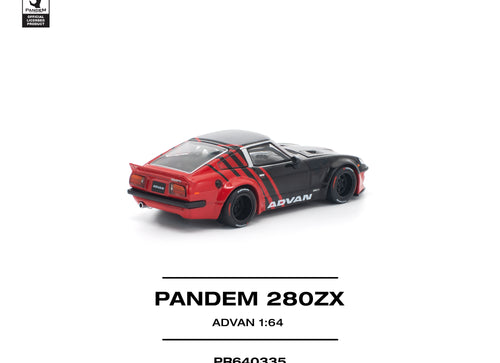 Load image into Gallery viewer, (Pre-order) POPRACE 1/64 PANDEM 280ZX ADVAN Diecast Model Car
