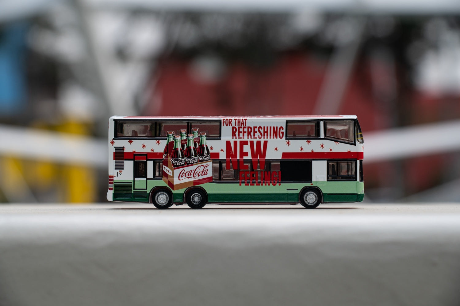 Tiny City Die-cast Model Car 1/110 Centroliner Bus Coca-Cola