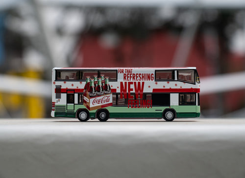 Load image into Gallery viewer, Tiny City Die-cast Model Car 1/110 Centroliner Bus Coca-Cola
