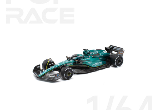 Load image into Gallery viewer, (Pre-order) POPRACE 1/64 ASTON MARTIN AMR23 LANCE STROLL Diecast Model Car
