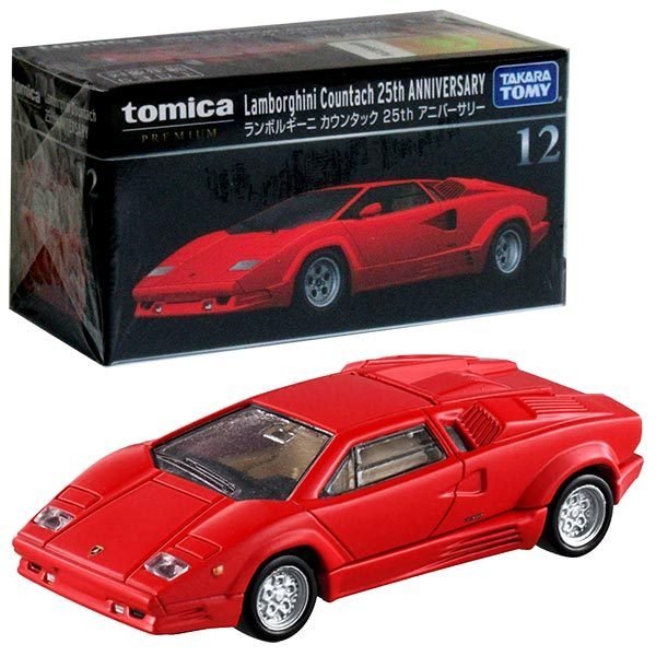 Takara Tomy Tomica Premium Model Car No12 Lamborghini Countach 25th Ann.