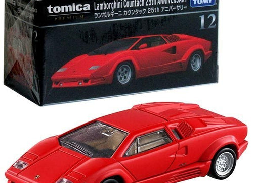 Load image into Gallery viewer, Takara Tomy Tomica Premium Model Car No12 Lamborghini Countach 25th Ann.
