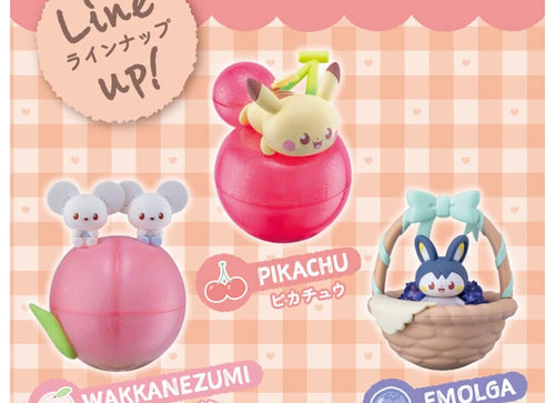 Load image into Gallery viewer, Takara Tomy Pokemon PokePeace Friend Doll -Fruit Time-  Pikachu
