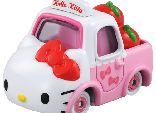 Load image into Gallery viewer, Takara Tomy Tomica Dream Sanrio #152 Hello Kitty Apple Carry Toy Car Diecast
