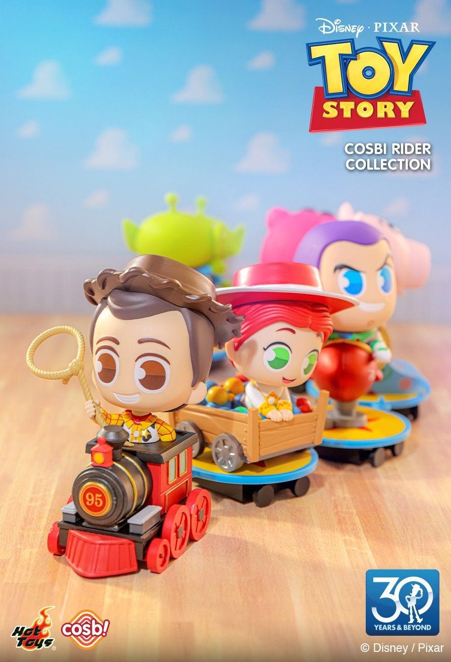 Hot Toys Toy Story Cosbi Rider Bobble-Head Figure Collection (Set of 6)