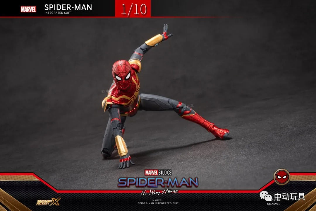 ZD Toys Marvel Avengers 1/10 Spiderman Intergraded Suit No Way Home Figure