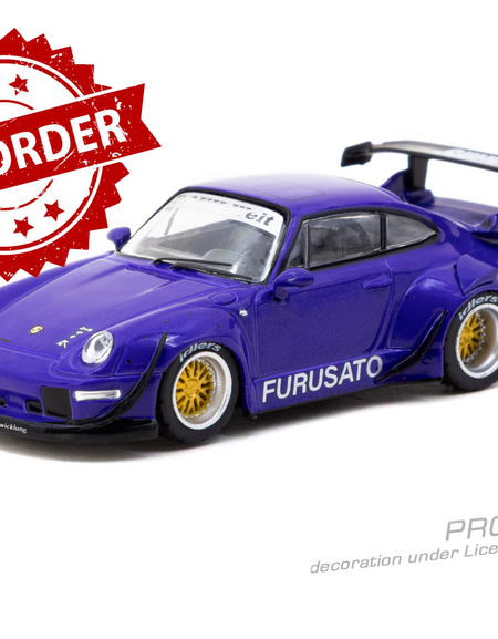 (Pre-order) Tarmac Works 1/64 RWB 993 Furusato Model Car Trading Cards Combo Set